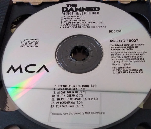 Damned - The Light at the End of the Tunnel (Rare UK DCD 1988) NM