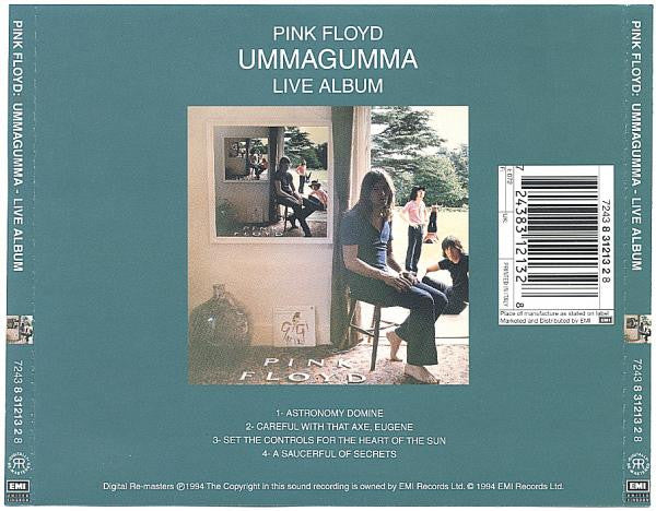 Pink Floyd - Ummagumma (Live/Studio DCD 1994 Box Set & Poster) Mint