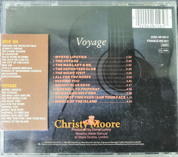 Christy Moore - Ride On / Voyage (German 2 x CD Set) NM
