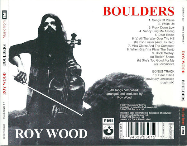 Roy Wood - Boulders (2007 Remaster + Bonus Track CD) NM