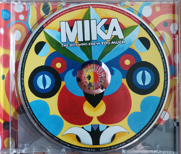 Mika - The Boy Who Knew to Much (2009 CD) VG+