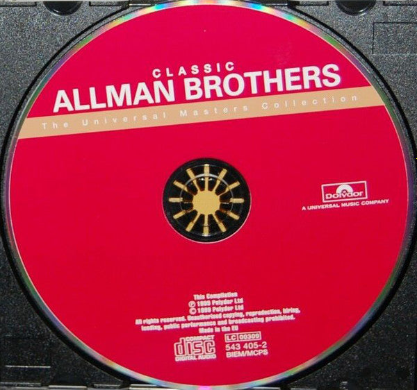 Allman Brothers Band - Classic (1999 CD) NM