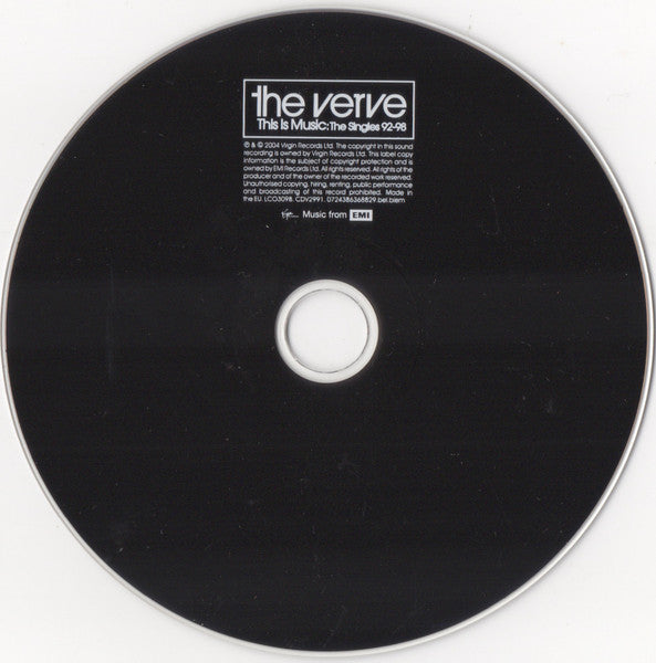Verve - This is Music: The Singles 92-98 (2004 CD) NM