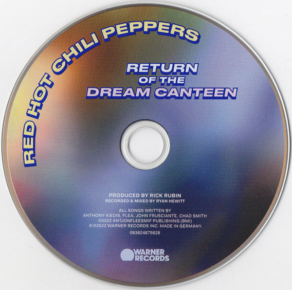 Red Hot Chilli peppers - Return of the Dream Canteen (2022 CD) NM