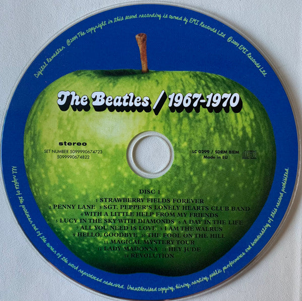 Beatles - 1962-1966 [Red] / 1967-1970 [Blue] (2010 Remastered 4CD Set) NM