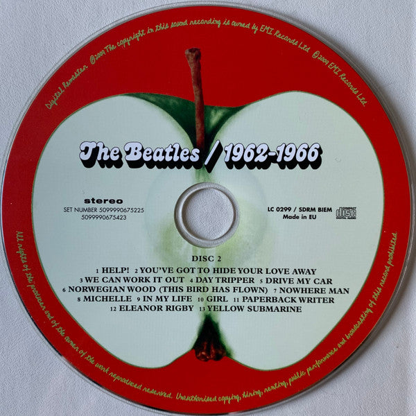 Beatles - 1962-1966 [Red] / 1967-1970 [Blue] (2010 Remastered 4CD Set) NM