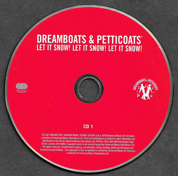 Various - Dreamboats & Petticoats ~ Let it Snow! Let it Snow! (2018 DCD) Sealed