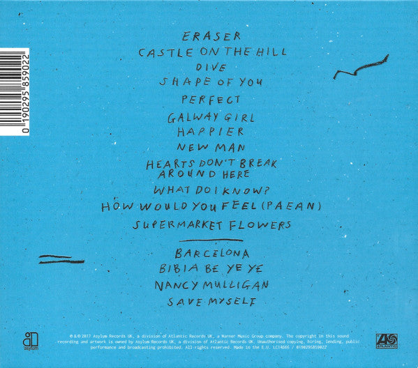 Ed Sheeran - Divide ➗ (2017 Deluxe Edition CD) Mint