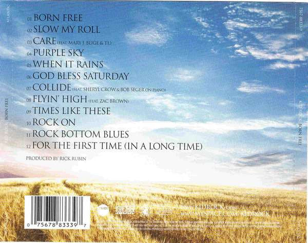 Kid Rock - Born Free (2010 CD) NM