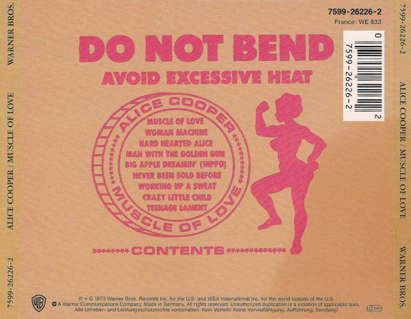 Alice Cooper - Muscle of Love (1998 CD) VG+