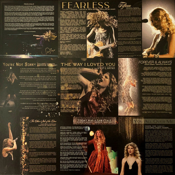 Taylor Swift - Fearless ~ Taylor's Version (Triple Gold Vinyl LP) Sealed