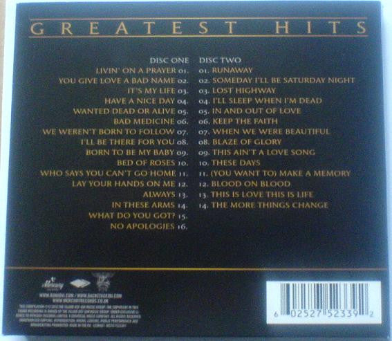 Bon Jovi - Greatest Hits (2010 DCD) NM