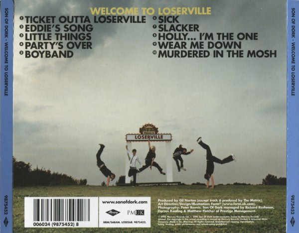 Sons of Dork - Welcome to Loserville (2005 Special Edition CD) NM