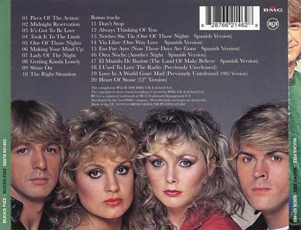 Bucks Fizz - Bucks Fizz (2004 CD inc Bonus Tracks) NM