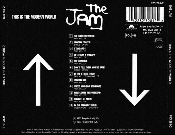 Jam - This is the Modern World (1st Issue Germany CD) VG+