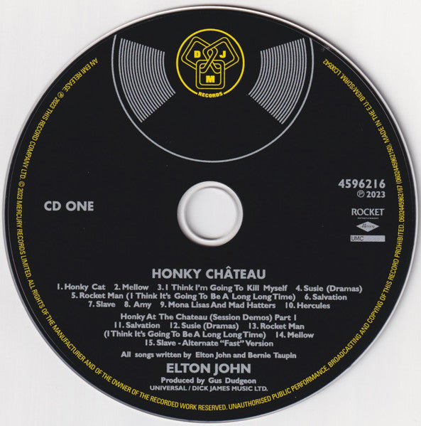 Elton John - Honky CHateau (2023 Double CD) Mint