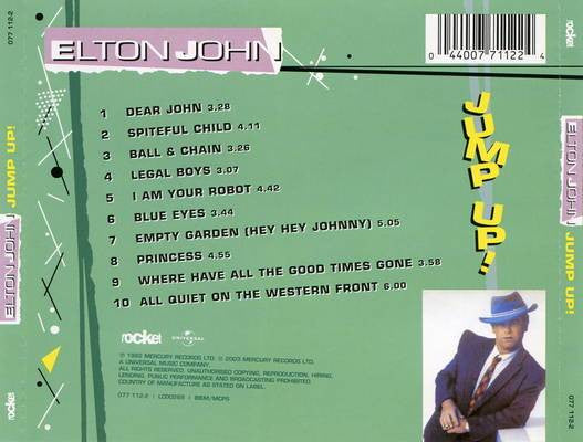 Elton John - Jump Up! (2003 CD) NM