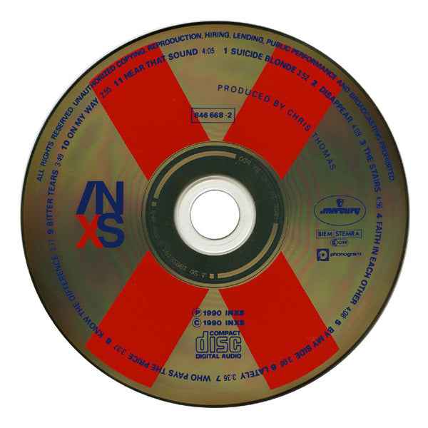 INXS - X (1990 UK CD) VG+
