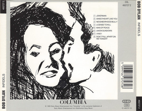 Bob Dylan - Infidels (1989 CD) Mint