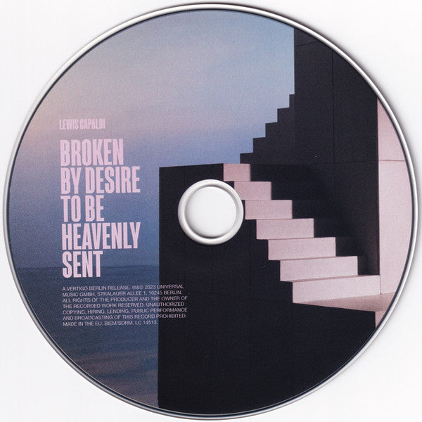 Lewis Capaldi - Broken by Desire to be Heavenly Sent (2023 CD) VG+