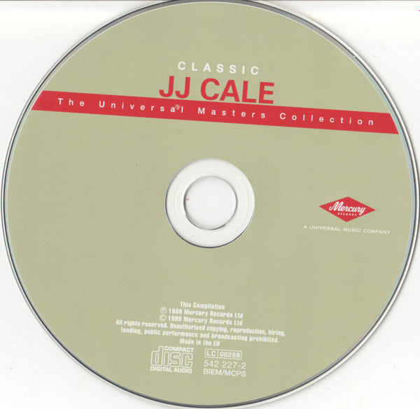 JJ Cale - Classic JJ cale (1990 Masters Collection CD) Mint