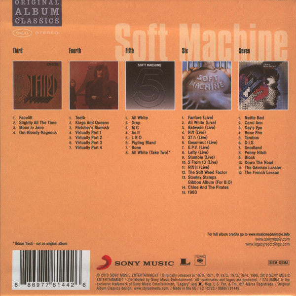 Soft Machine - Original Album Classics (5 CD Box Set) NM