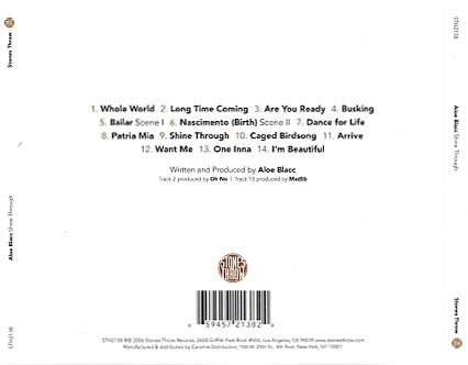 Aloe Blacc - Shine Through (US 2006 CD) Sealed