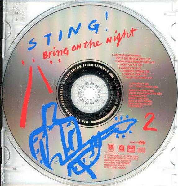 Sting - Bring on the Night (2006 DCD) VG+ – Music CD (Studio Records)