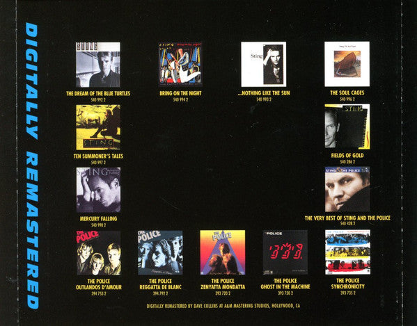 Sting - Bring on the Night (2006 DCD) VG+ – Music CD (Studio Records)