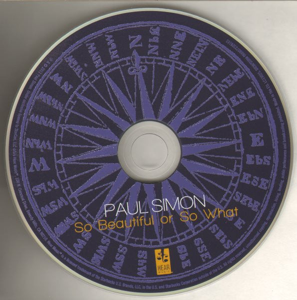 Paul Simon - So Beautiful or so What (2011 CD) Mint