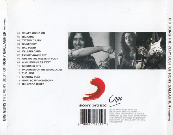 Rory Gallagher - Big Guns ~ Very Best Of (2009 CD) NM
