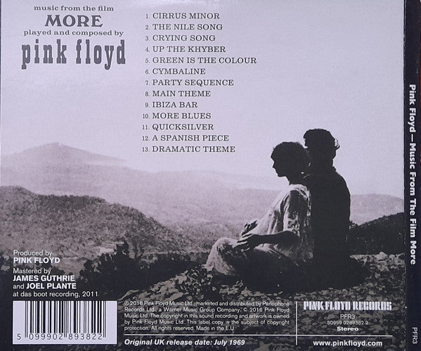 Pink Floyd - Soundtrack From the Film More (2016 CD) NM