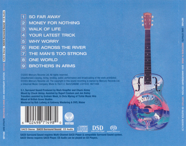 Dire Straits - Brothers in Arms (2005 Hybrid SACD)[20th Anniversary Edition] Mint