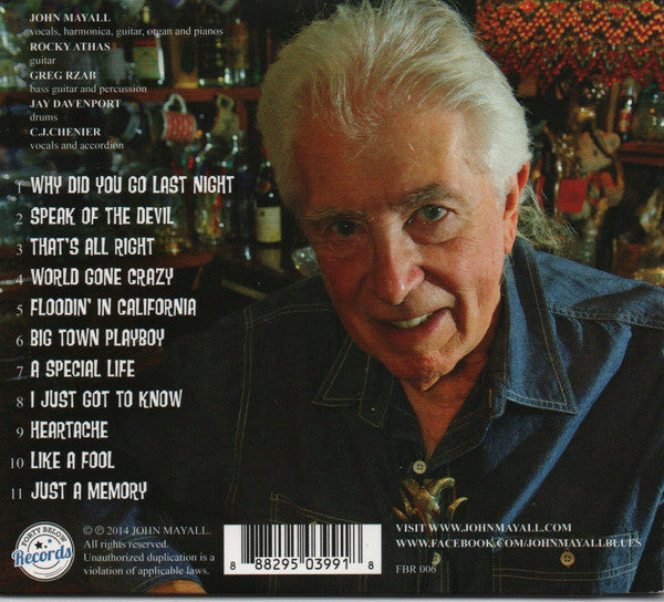 John Mayall - A Special Life (2014 CD) VG+