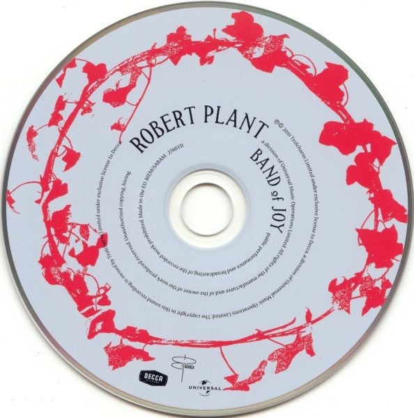Robert Plant - Band of Joy (2010 CD) Mint
