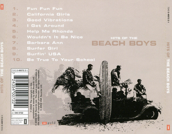 Beach Boys - Hits of the (2002 CD) NM