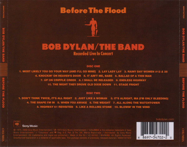 Bob Dylan / Band - Before the Flood (2009 Remaster DCD) Mint