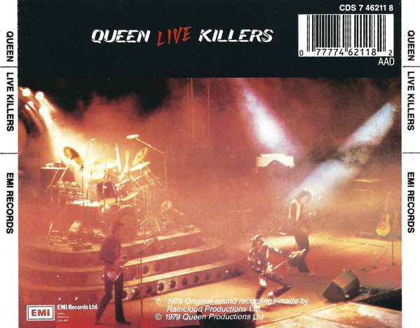 Queen - Live Killers (UK 1986 1st Issue Double CD) NM