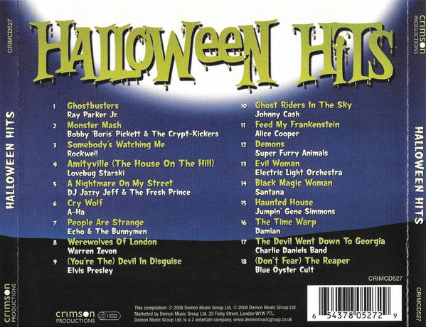 Various - Halloween Hits (2009 CD) VG+