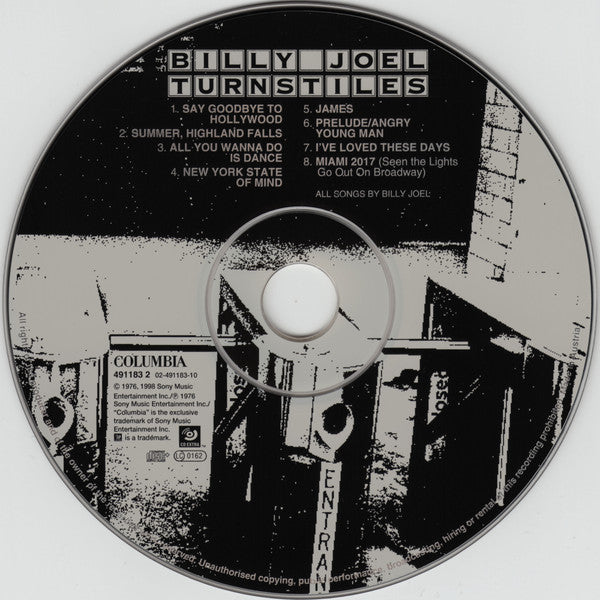 Billy Joel - Turnstiles (1998 Enhanced CD) NM