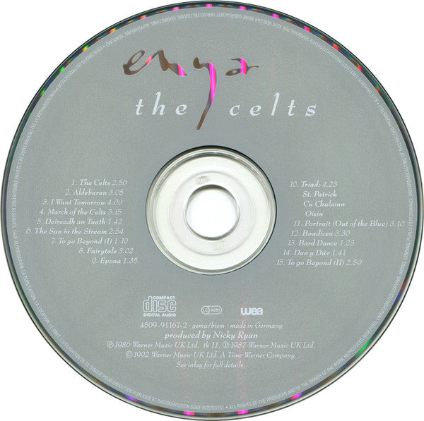 Enya - The Celts (1992 CD) NM