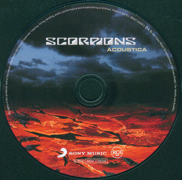 Scorpions - Acoustica (2011 CD) VG+