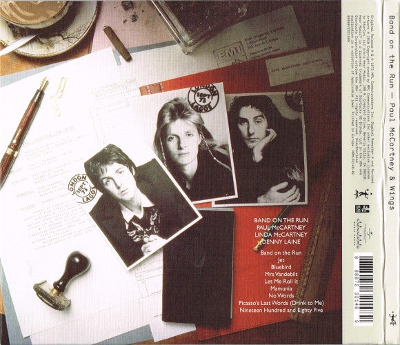 Paul McCartney & Wings - Band on the Run (2010 Remaster CD) VG+