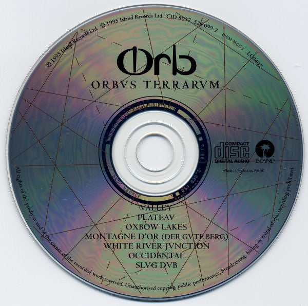 Orb - Orbvs Terrarvm (1995 UK CD) NM