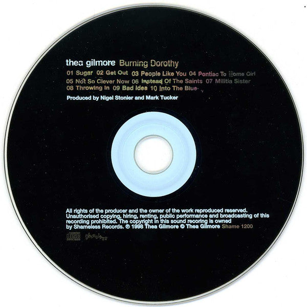 Thea Gilmore - Burning Dorothy (1998 CD) NM