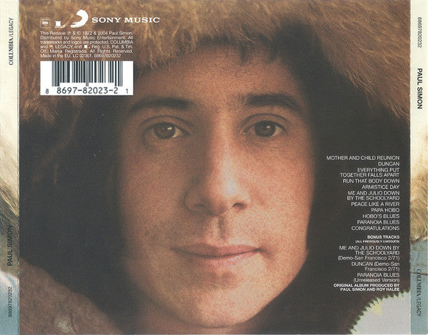 Paul Simon - Paul Simon (Remastered & Expanded CD) NM