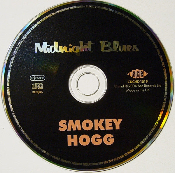 Smokey Hogg - Midnight Blues (2004 Ace Blues CD) Mint