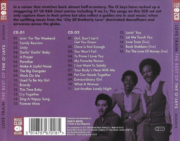 O'Jays - Love Train~The Best of (2010 DCD) Mint