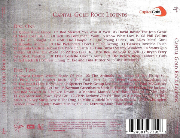 Various - Rock Legends (2002 DCD) NM