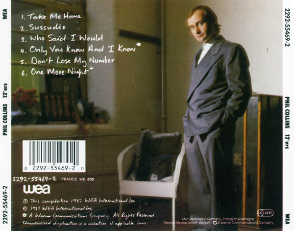 Phil Collins - 12" ers (Rare 1998 CD) Mint